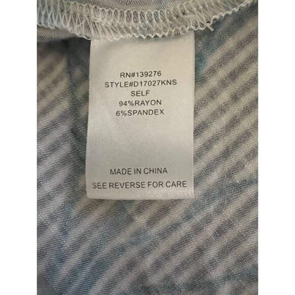 Daniel Rainn Floral Top Size M Elastic Neck Blouse Cottagecore Boho Peasant - Picture 9 of 10